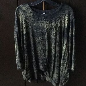 Dress To Kill jersey knit blouse